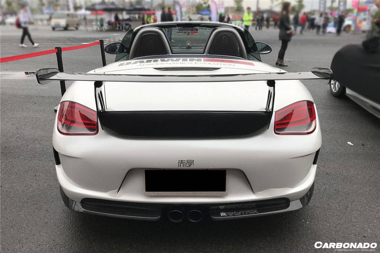 Carbonado 2005-2012 Porsche Cayman  Boxster 987 GT Style Trunk Spoiler