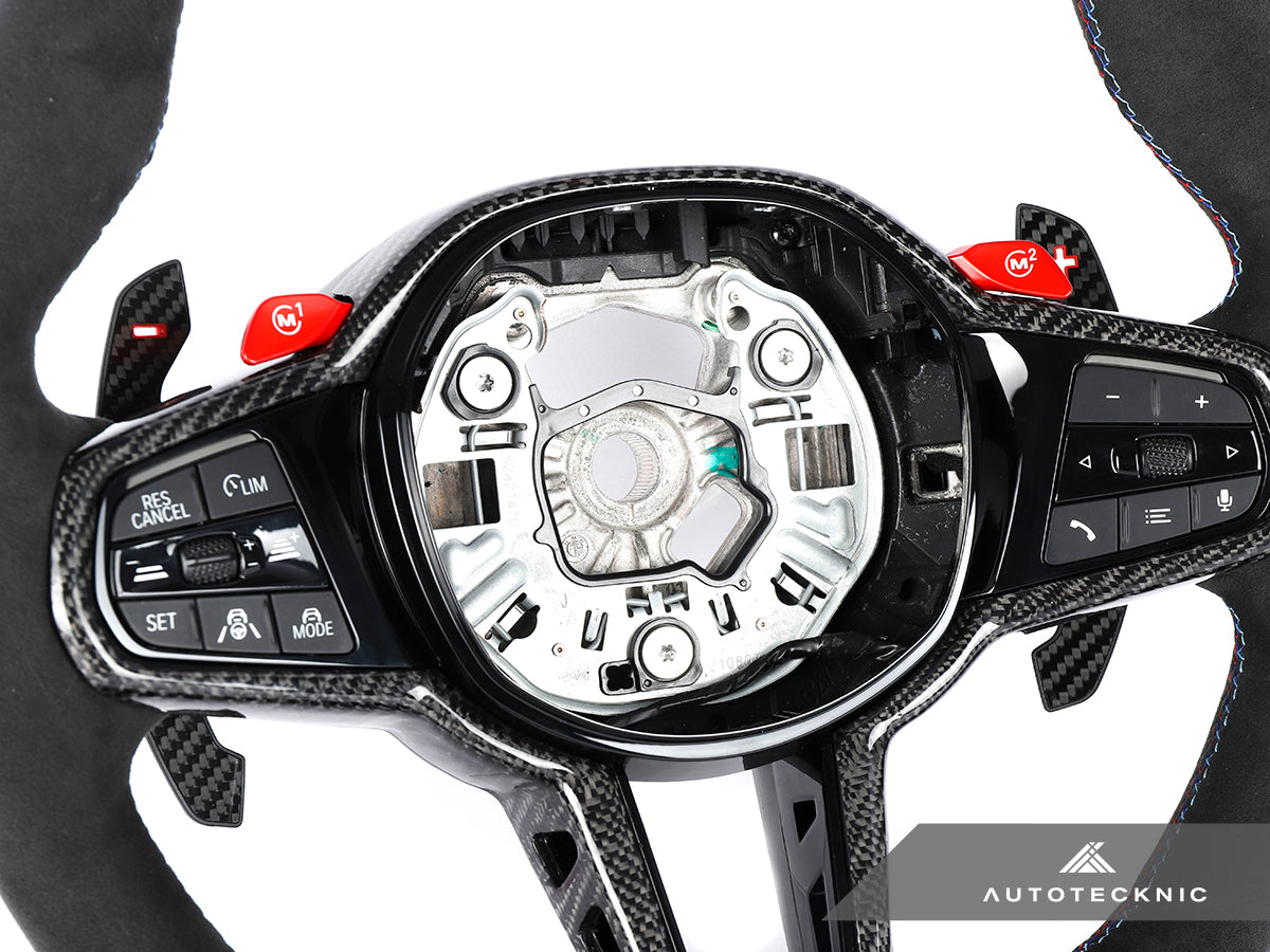 Volante AutoTecknic G8X LCI Alcantara - G8X M2/M3/M4 (ATK-BM-0389-H-ACC)