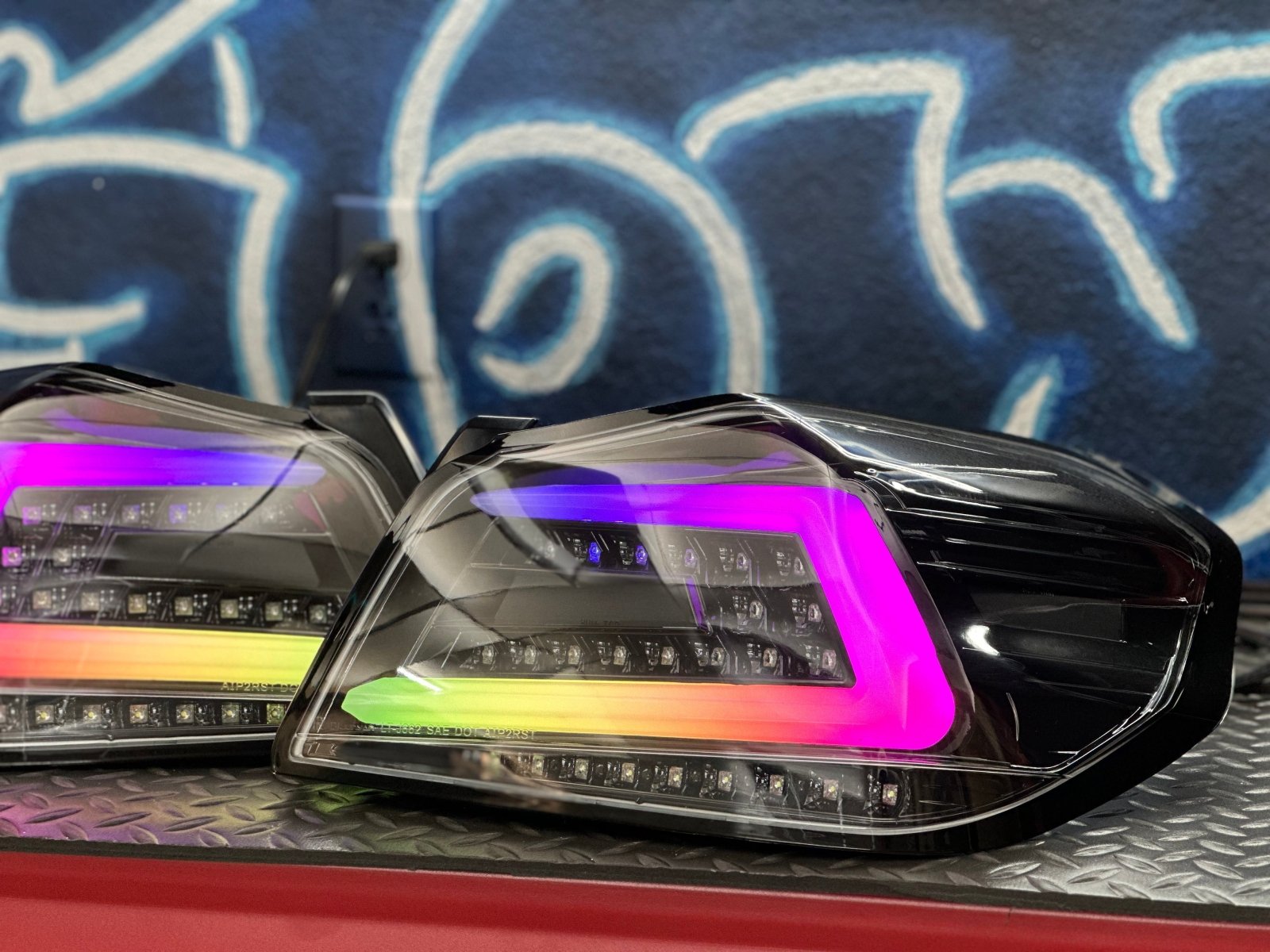 NTXGlow Black LED Tail Lights | 2015-2021 Subaru WRX/STI | JD