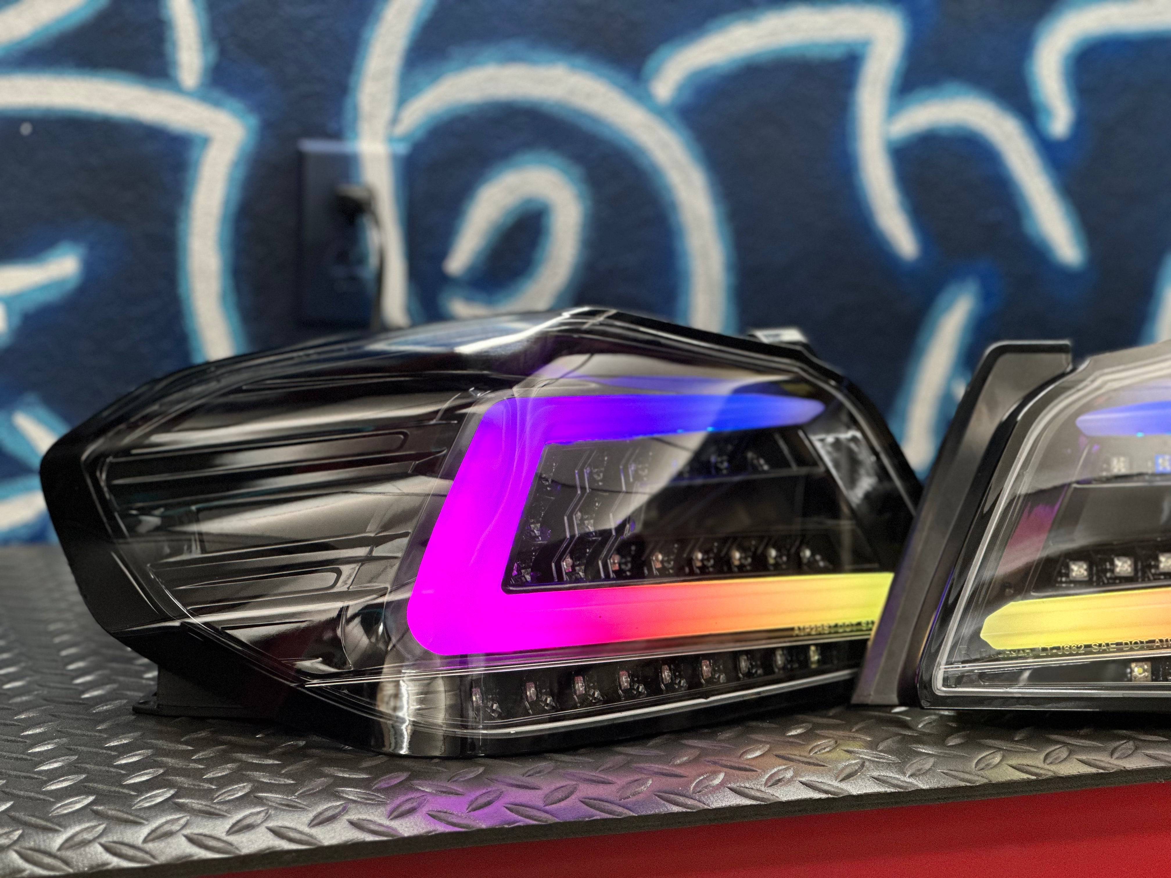 Luces traseras NTXGlow Black con cambio de color | Subaru WRX/STI 2015-2021