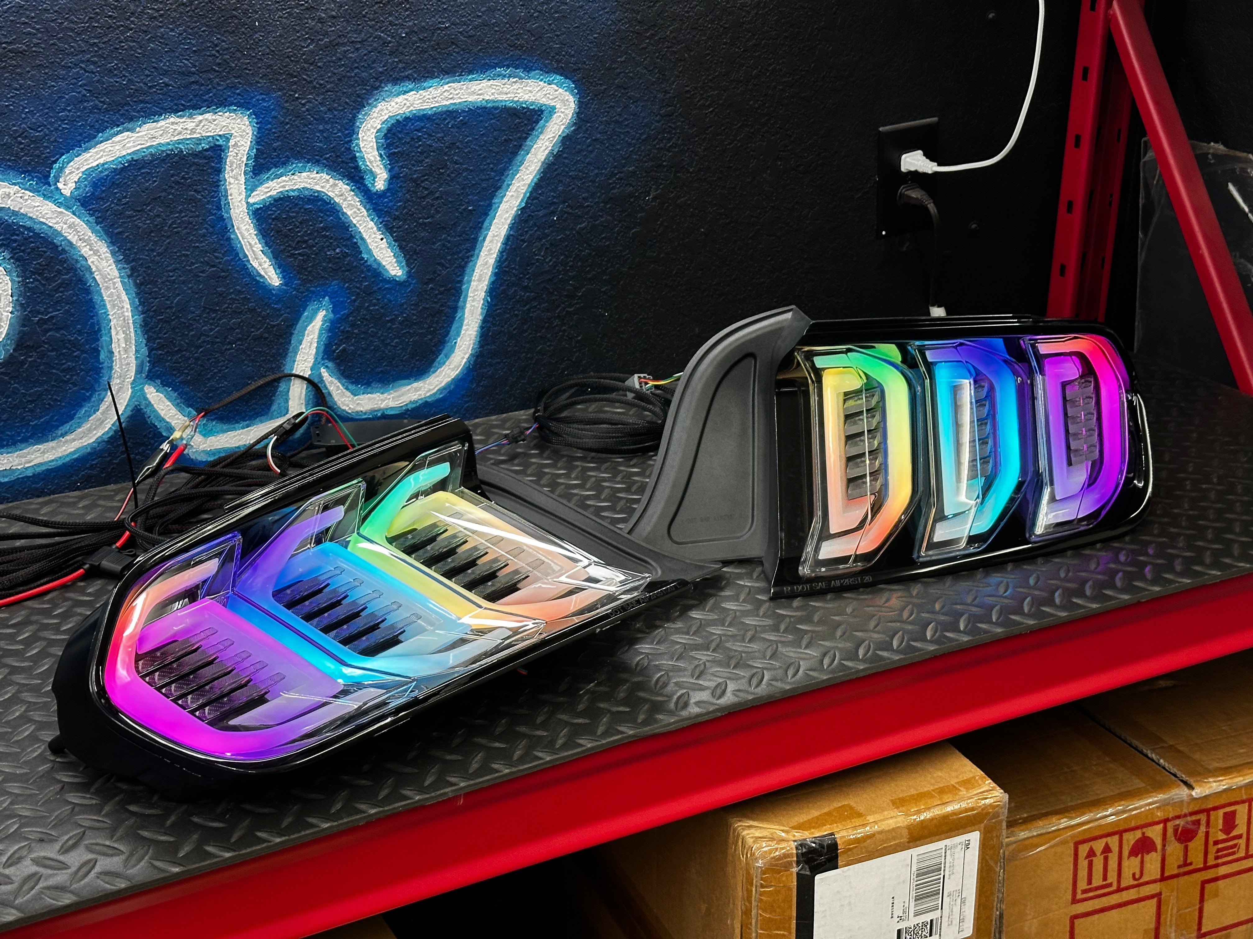NTXGlow RGB Tail Lights | 2015-2023 Ford Mustang - 9