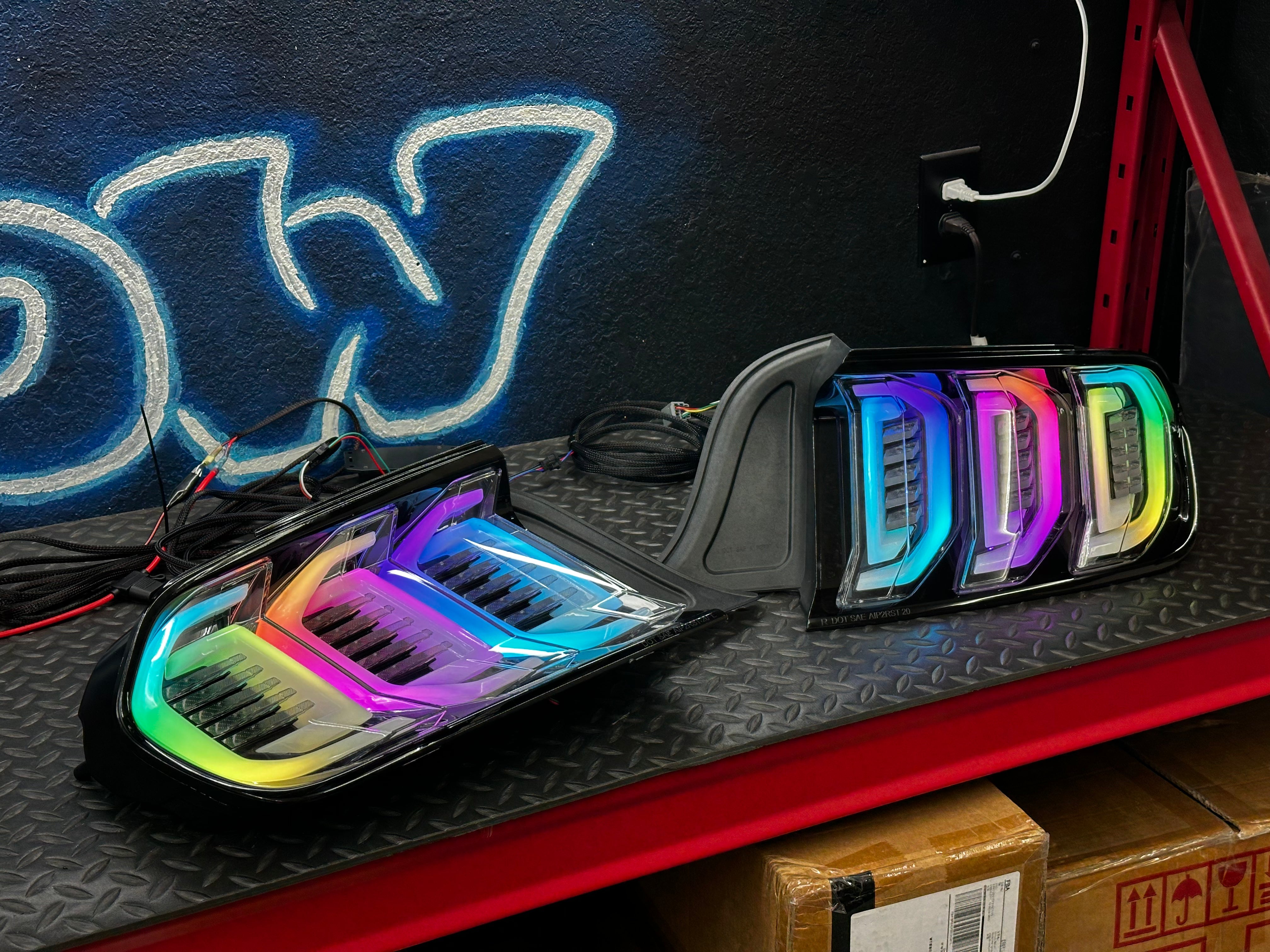 NTXGlow RGB Tail Lights | 2015-2023 Ford Mustang - 10