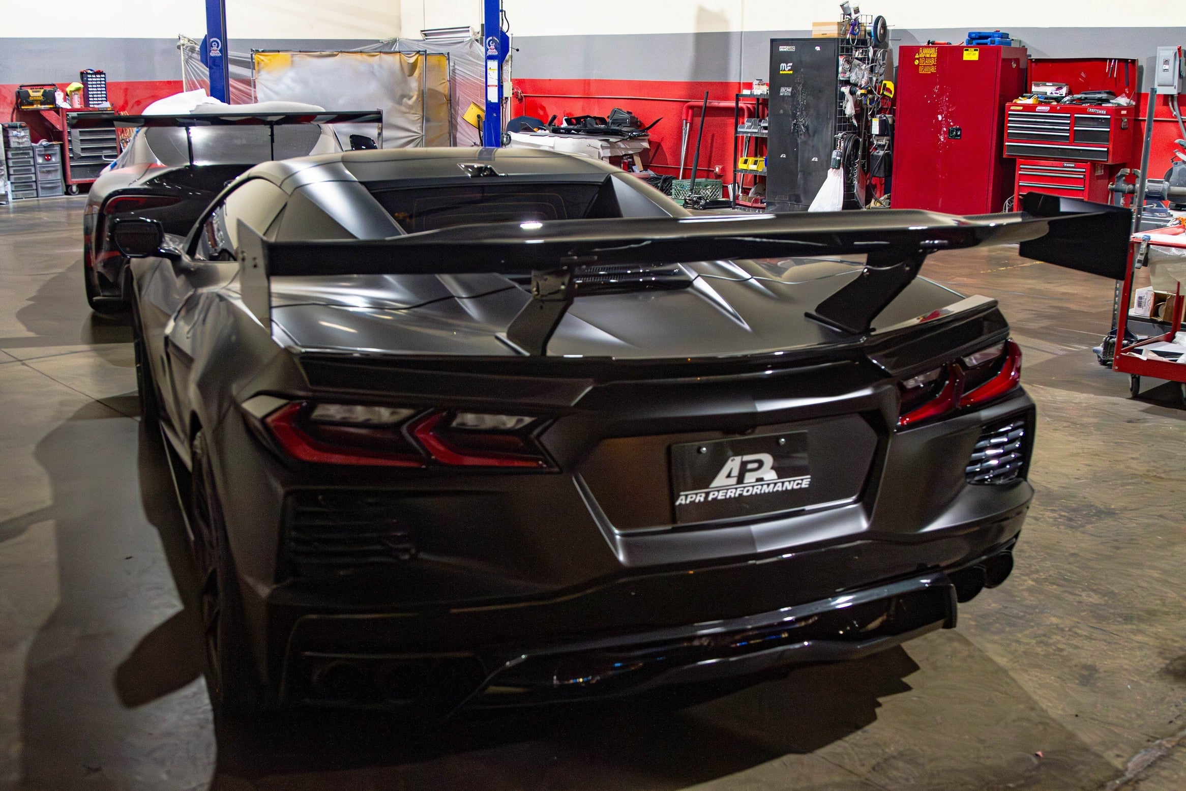 APR Carbon Fiber GTC-500  Adjustable Wing 2020-UP Chevrolet Corvette C8 & Z06 Convertible