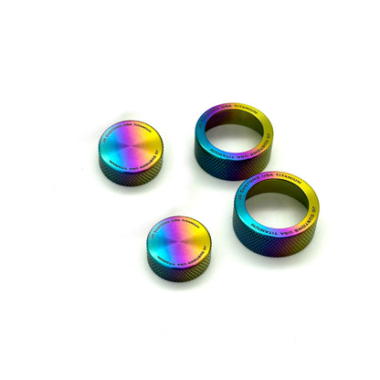 Anillos de perilla de control de titanio JDC (Corolla GR 23+)