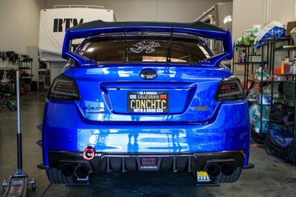 OLM LE Dry Carbon Fiber Rear Diffuser - 2015-2021 Subaru WRX / STI