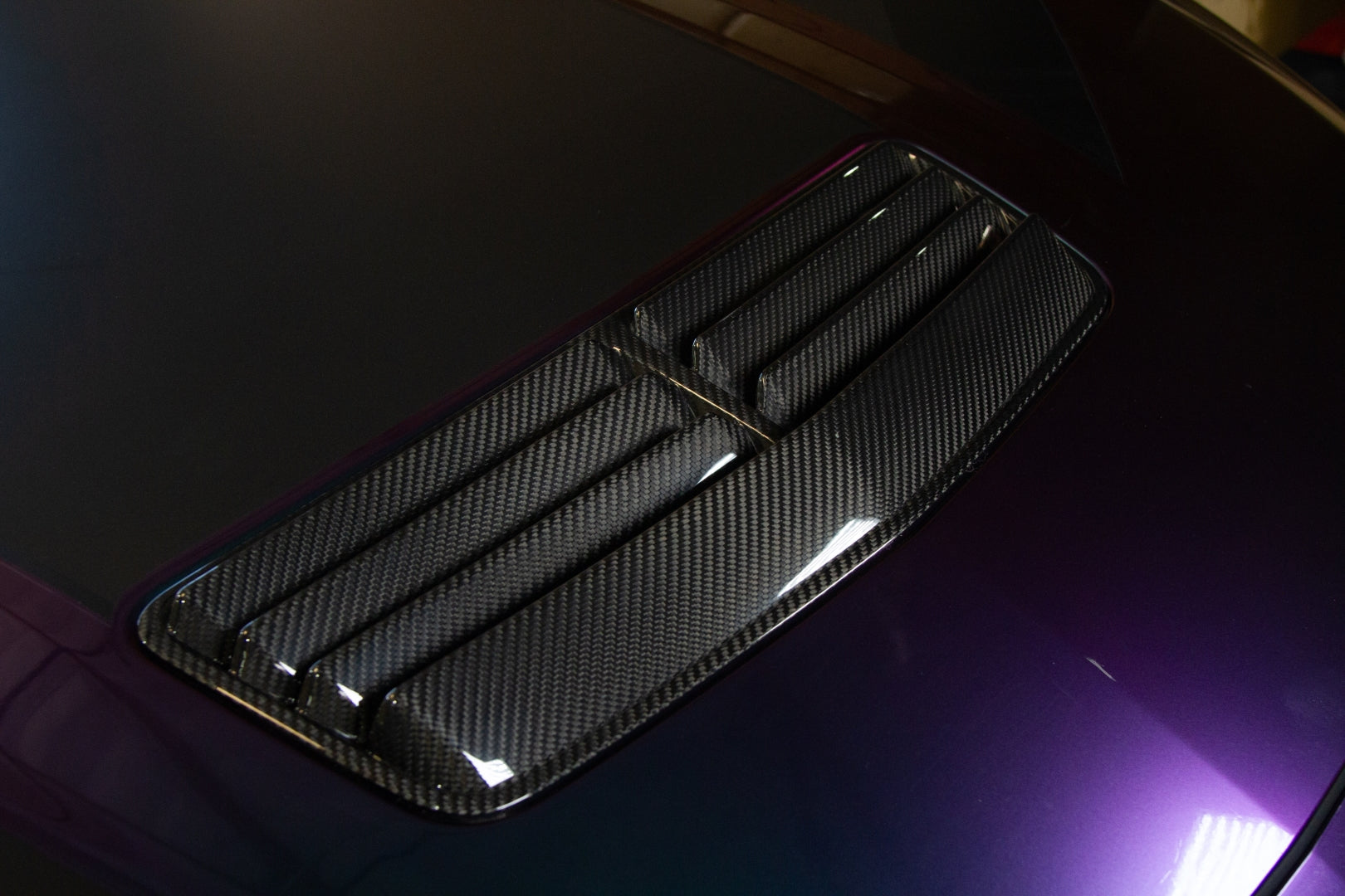 APR Carbon Fiber Hood Vent (2024+ Ford Mustang S650)