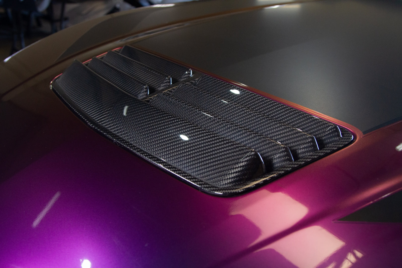 APR Carbon Fiber Hood Vent (2024+ Ford Mustang S650)