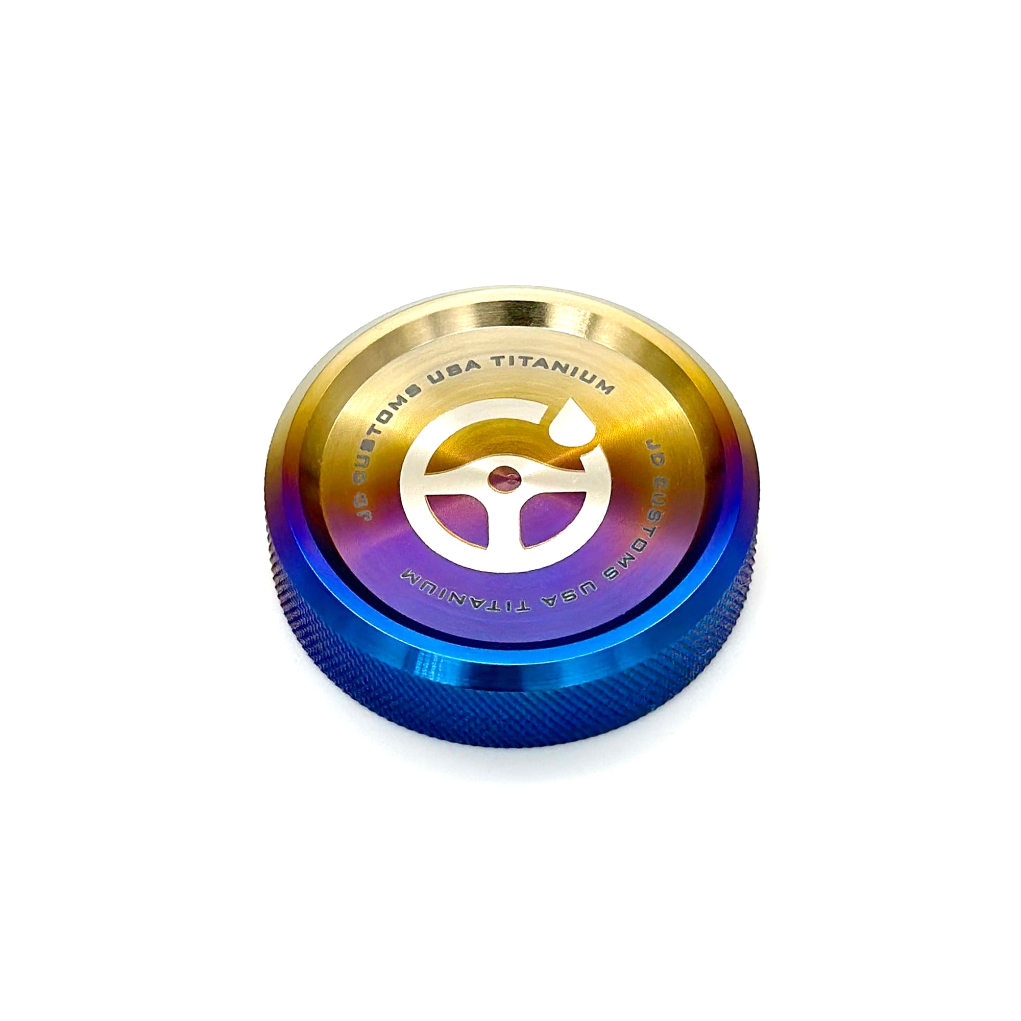 JDC Titanium Power Steering Cap Cover (Evo X)