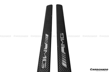 Carbonado 2014-2021 Mercedes Benz C217 S63  S65 AMG Coupe OE Style Dry Carbon Fiber Door Sills Steps Cover