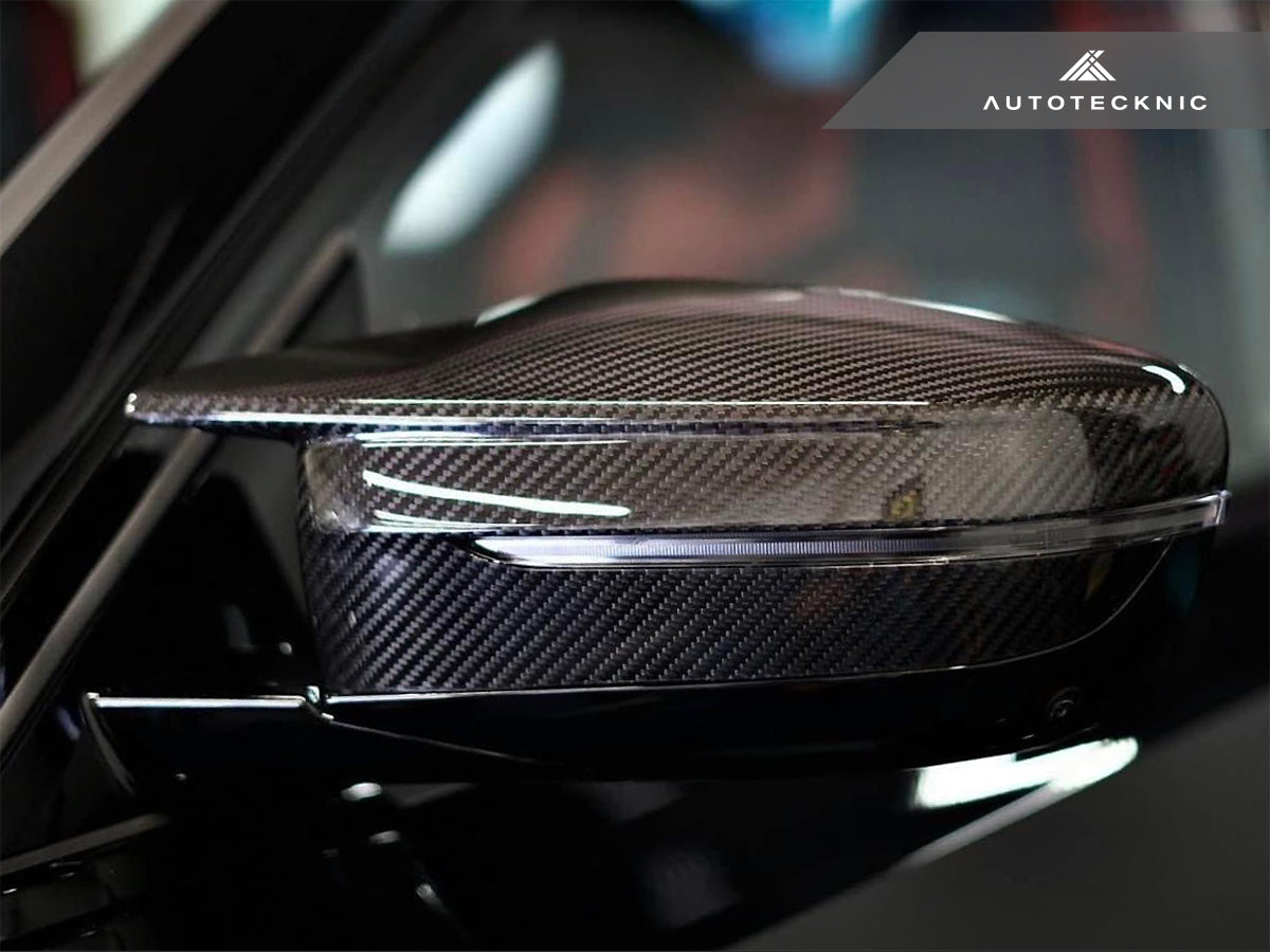 AutoTecknic Dry Carbon Fiber Mirror Covers - G42 M240i