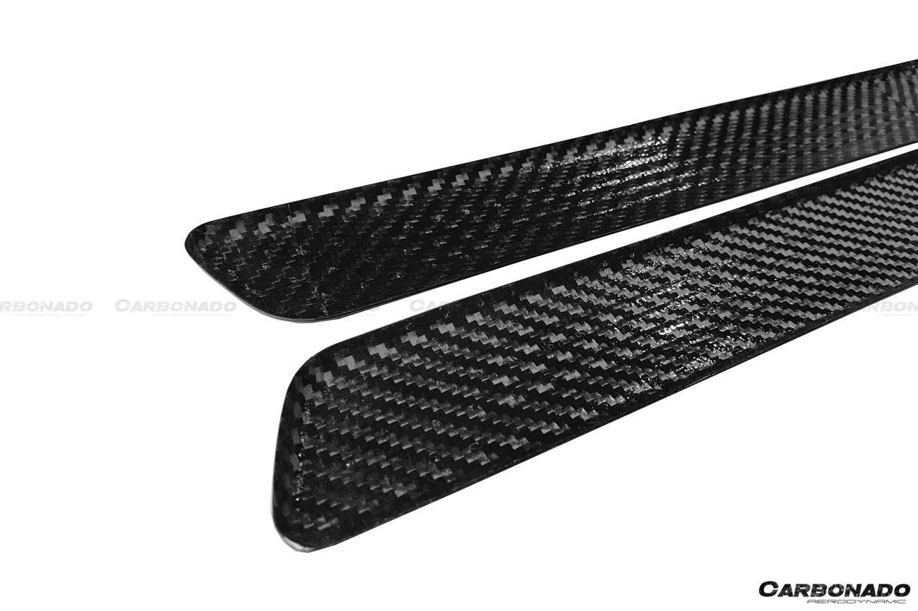 Carbonado 2014-2021 Mercedes Benz C217 S63  S65 AMG Coupe OE Style Dry Carbon Fiber Door Sills Steps Cover