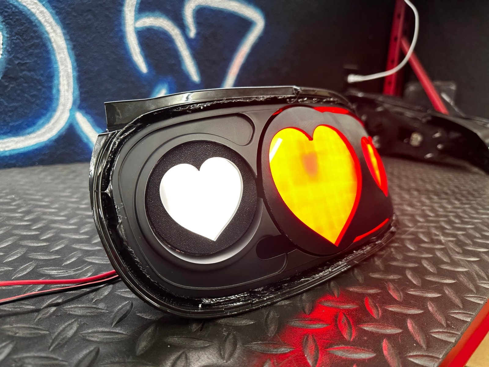 NTXGlow Diffused Heart Tail Lights | 1990 - 1997 Na Mazda Miata - 8