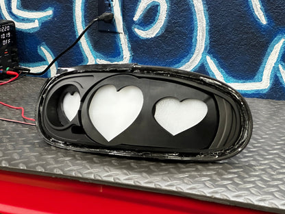 NTXGlow Diffused Heart Tail Lights | 1990 - 1997 Na Mazda Miata - 7