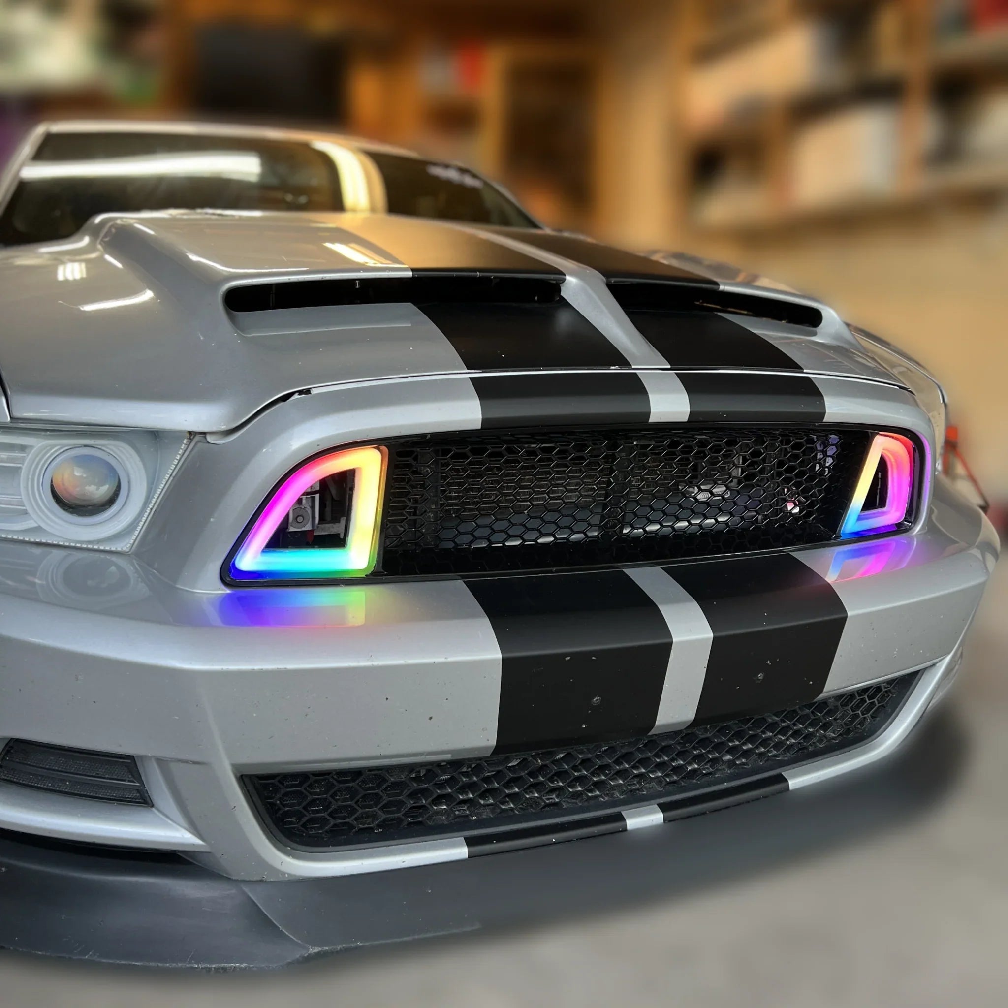 Parrilla RGB estilo NTXGlow RTR (Ford Mustang 2013-2014)