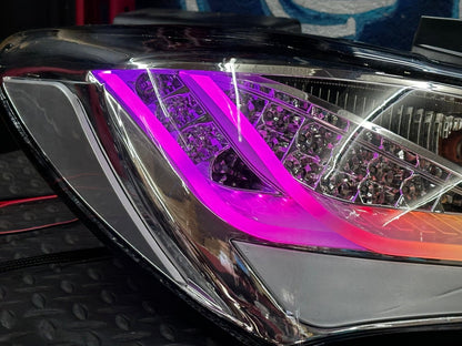 NTXGlow Clear RGB Tail Lights - Eagle Eyes | 2010-2016 Hyundai Genesis Coupe - 11