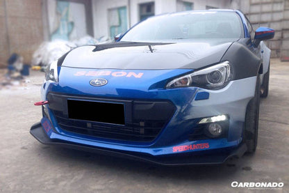 Carbonado RBY1 Style Carbon Fiber Front Lip | 2012-2016 Subaru BRZ