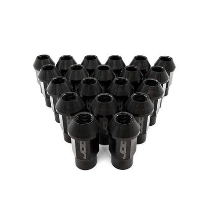 JDC Titanium M12x1.25 Black Open-End Lug Nuts (Universal)