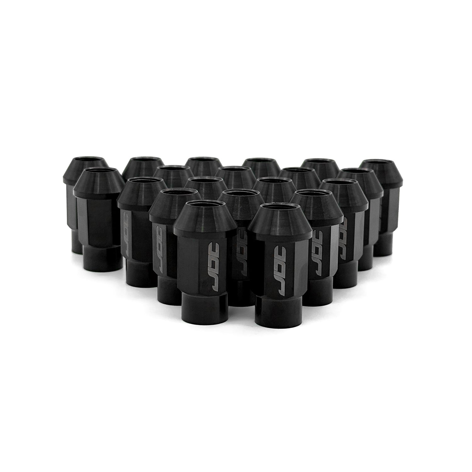 JDC Titanium M12x1.25 Black Open-End Lug Nuts (Universal)