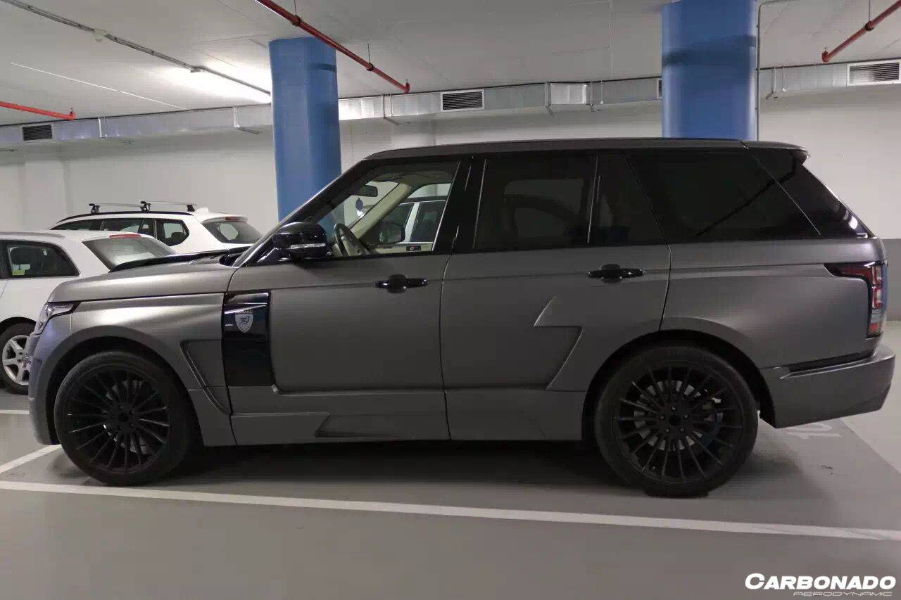 Kit de carrocería ancha completa estilo HM para Land Rover Range Rover Vogue Carbonado 2013-2017