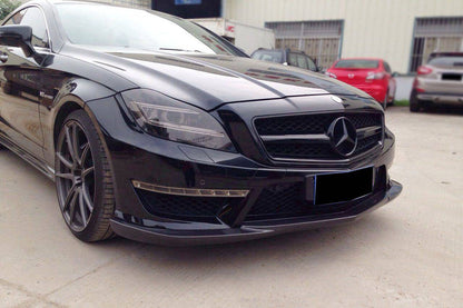 Carbonado 2011-2013 Mercedes Benz W218 CLS63 AMG BKSS Style Carbon Fiber Front Lip