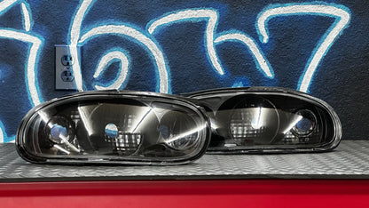 NTXGlow Black Housing Tail Lights (1990–1997 Mazda Miata)