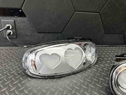 NTXGlow Clear Diffused Heart Tail Lights | 1990 - 1997 Na Mazda Miata - 2