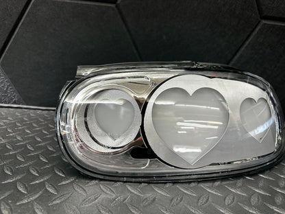 NTXGlow Clear Diffused Heart Tail Lights | 1990 - 1997 Na Mazda Miata - 5