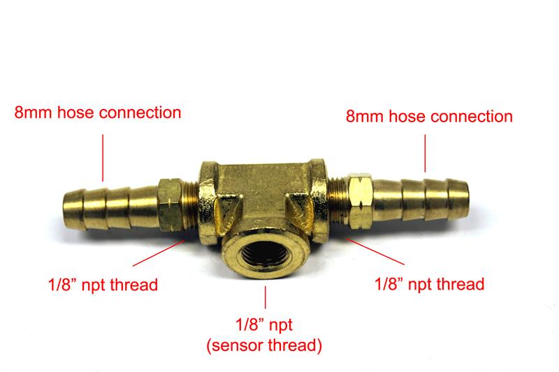 Prosport Fuel Pressure sender T-Fitting adaptor
