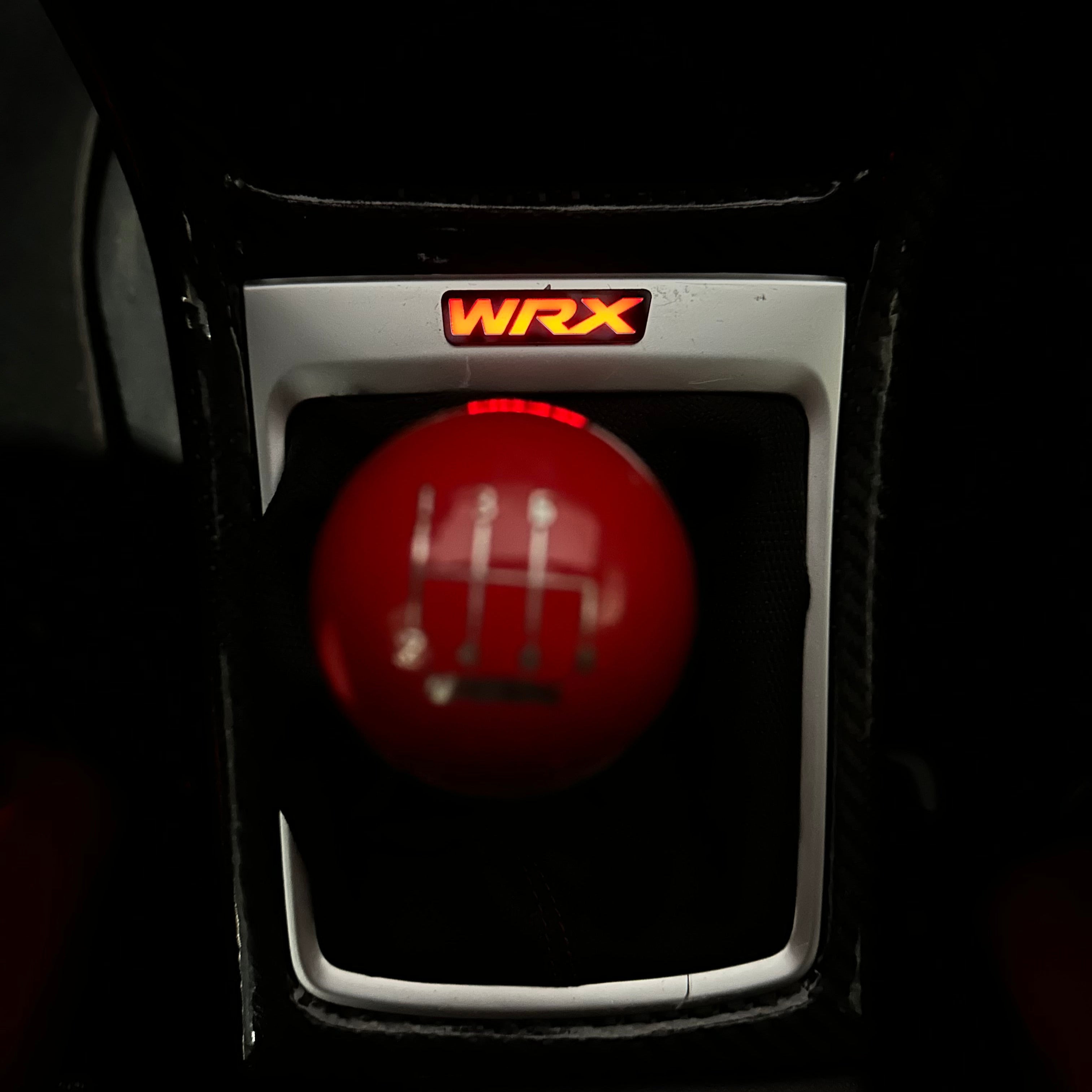 Lit Logos WRX Shifter Trim Badge | 2015-2021 WRX