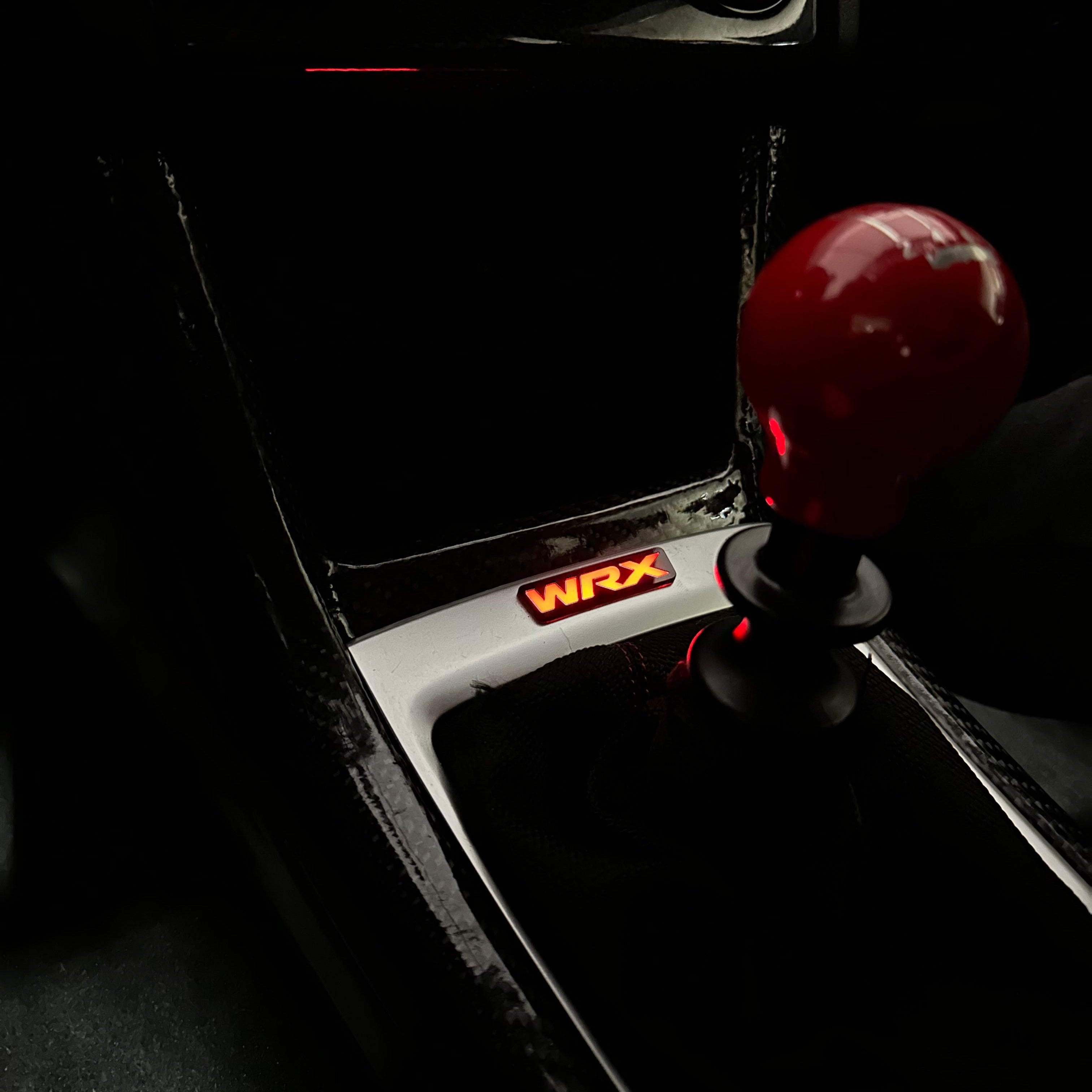 Lit Logos WRX Shifter Trim Badge | 2015-2021 WRX