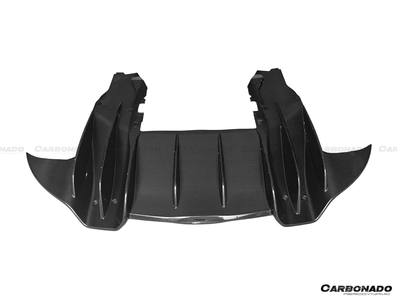 Difusor trasero de fibra de carbono estilo OEM para McLaren 540C, 570S y 570GT (2015-2020)