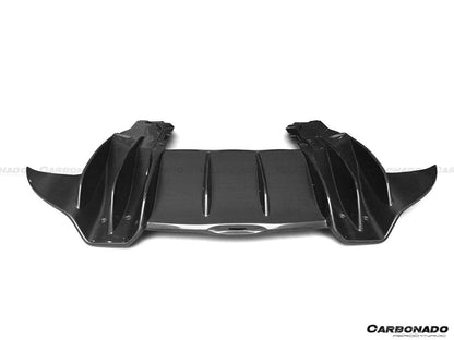 Difusor trasero de fibra de carbono estilo OEM para McLaren 540C, 570S y 570GT (2015-2020)