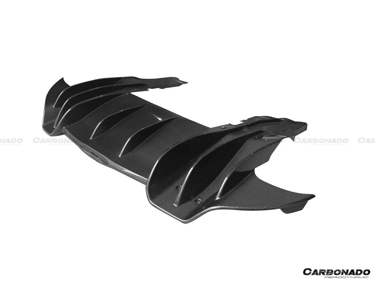 Difusor trasero de fibra de carbono estilo OEM para McLaren 540C, 570S y 570GT (2015-2020)