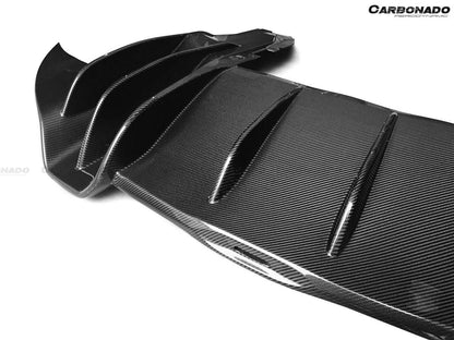 Difusor trasero de fibra de carbono estilo OEM para McLaren 540C, 570S y 570GT (2015-2020)