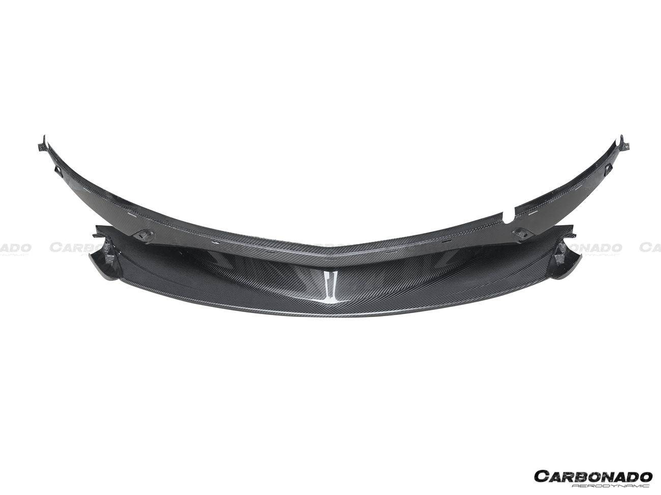 Carbonado 2015-2020 McLaren 540C 570S 570GT OEM Style Carbon Fiber Front Bumper Lip