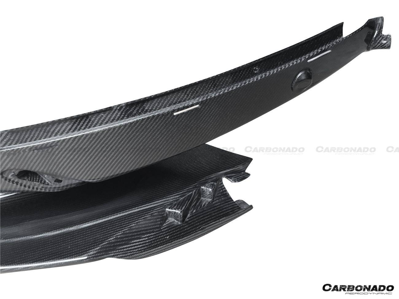 Carbonado 2015-2020 McLaren 540C 570S 570GT OEM Style Carbon Fiber Front Bumper Lip