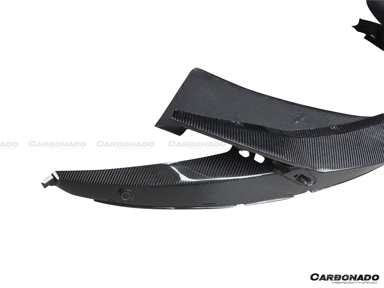 Carbonado 2015-2020 McLaren 540C 570S 570GT OEM Style Carbon Fiber Front Bumper Lip