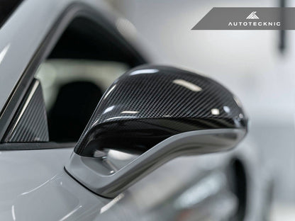 AutoTecknic Dry Carbon Sport Design Mirror Covers - Porsche 991 Turbo | GT3 | GT4