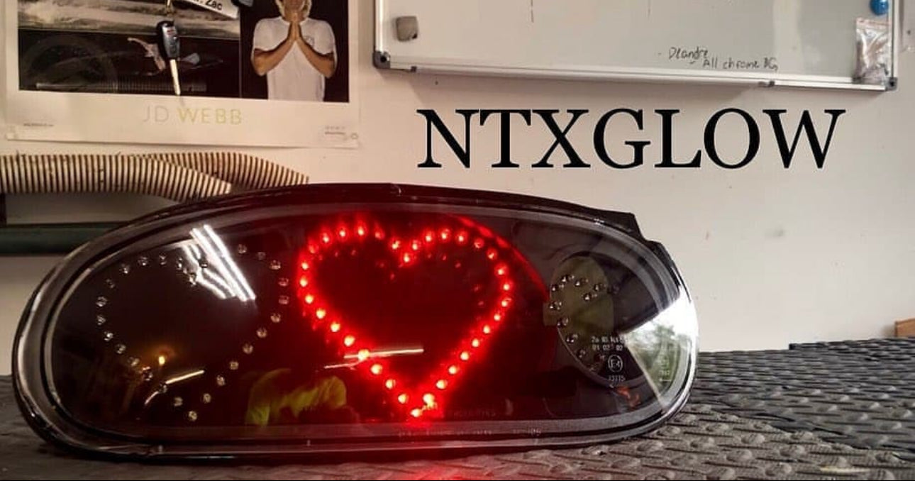 NTXGlow Heart Tail Lights | 1990-1997 Mazda Miata