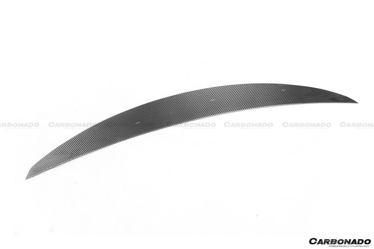 Alerón de maletero de fibra de carbono seco estilo Porsche Taycan 4 4S GTS TURBO OD 2019-2023