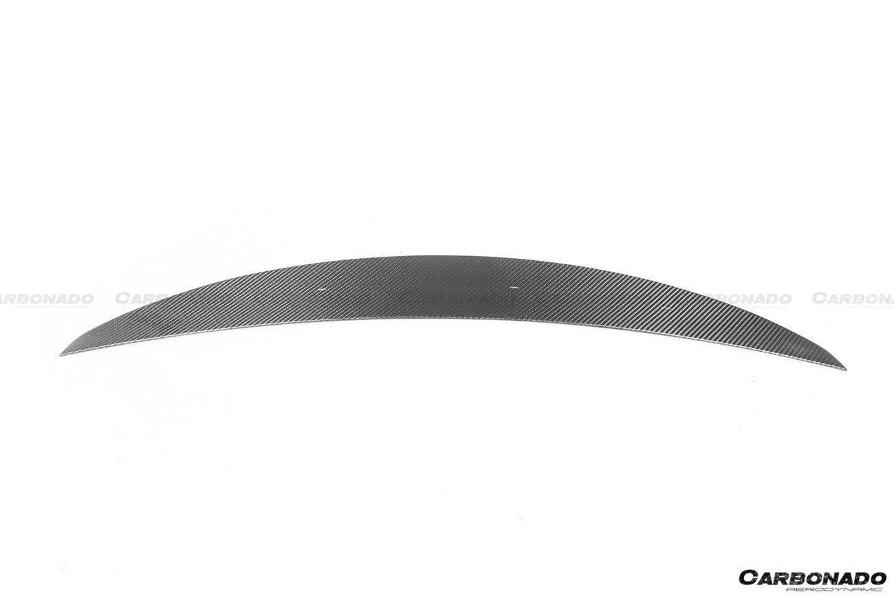 Alerón de maletero de fibra de carbono seco estilo Porsche Taycan 4 4S GTS TURBO OD 2019-2023