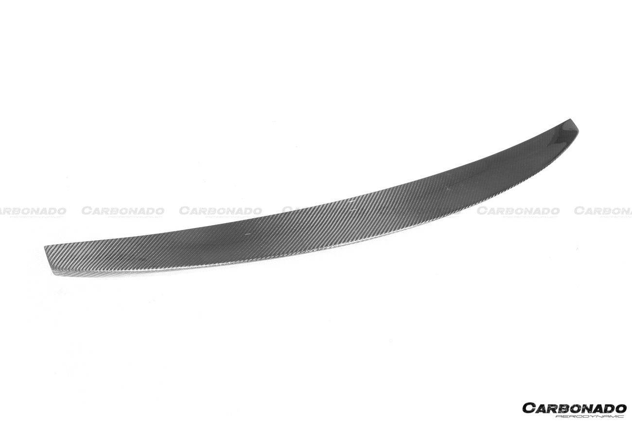 Alerón de maletero de fibra de carbono seco estilo Porsche Taycan 4 4S GTS TURBO OD 2019-2023