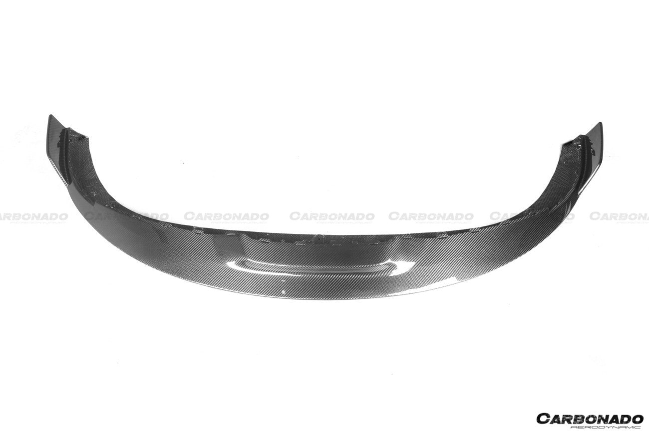 Carbonado 2019-2023 Porsche Taycan 4    4S    GTS    TURBO OD Style DRY Carbon Fiber Front Lip