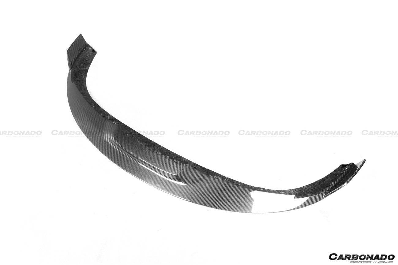 Carbonado 2019-2023 Porsche Taycan 4    4S    GTS    TURBO OD Style DRY Carbon Fiber Front Lip