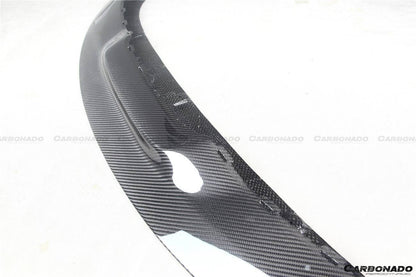 Carbonado 2019-2023 Porsche Taycan 4    4S    GTS    TURBO OD Style DRY Carbon Fiber Front Lip