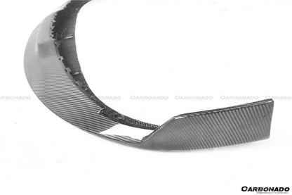Carbonado 2019-2023 Porsche Taycan 4    4S    GTS    TURBO OD Style DRY Carbon Fiber Front Lip