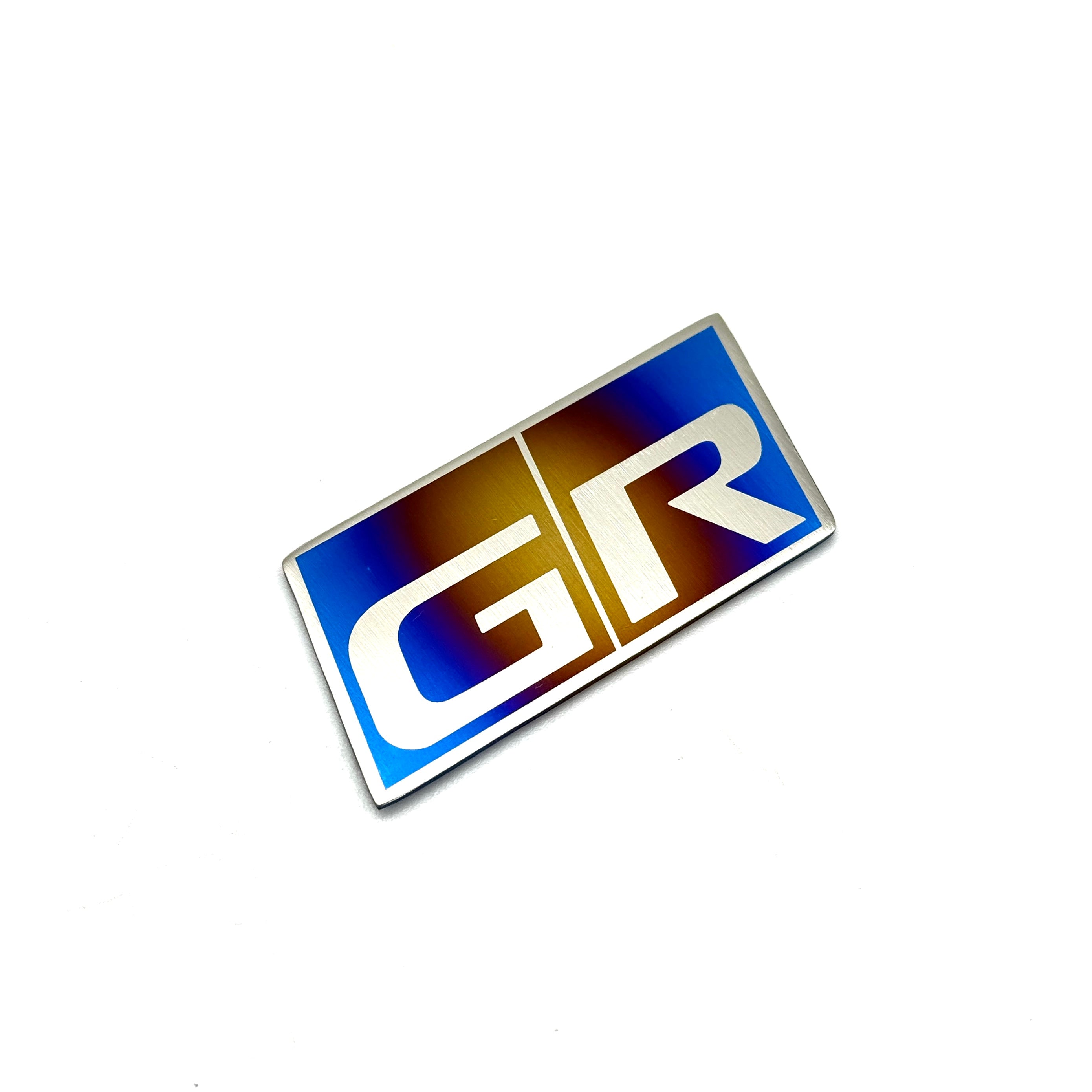 JDC Titanium "GR" Engine Cover Badge (GR Corolla)