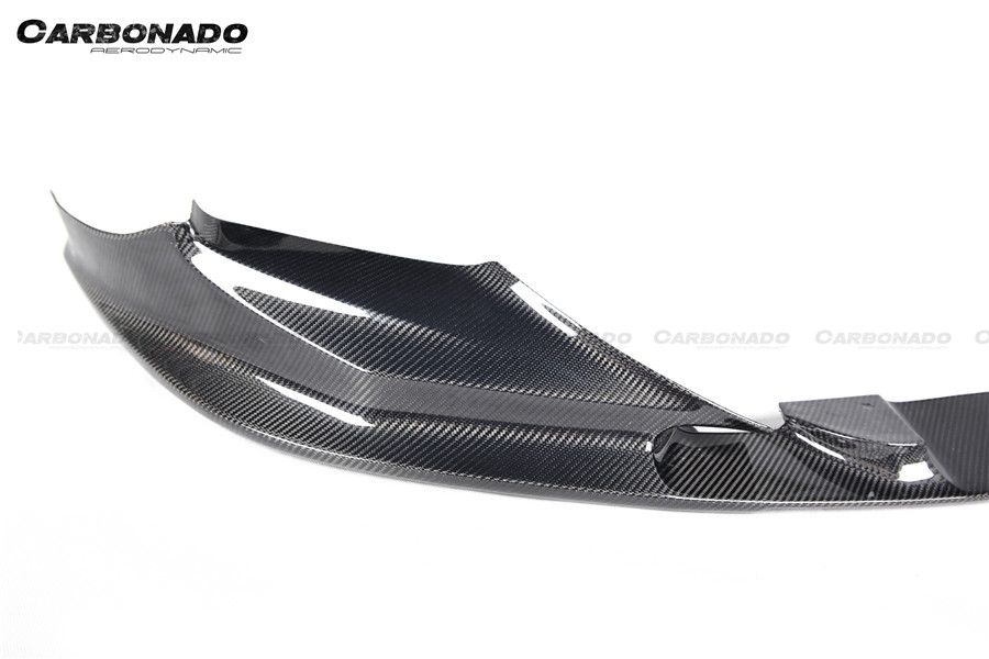 Carbonado 2018-2020 BMW F90 M5 And Competition D3 Style Carbon Fiber Front Lip (NOT LCI)