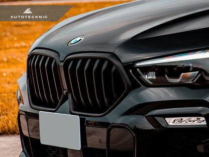 AutoTecknic Gloss ブラック フロント Grille - G06 X6 Pre-LCI