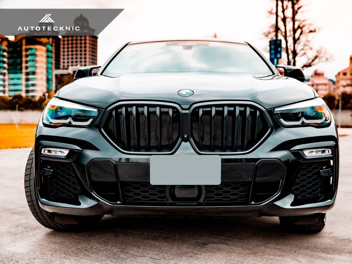 AutoTecknic Gloss ブラック フロント Grille - G06 X6 Pre-LCI
